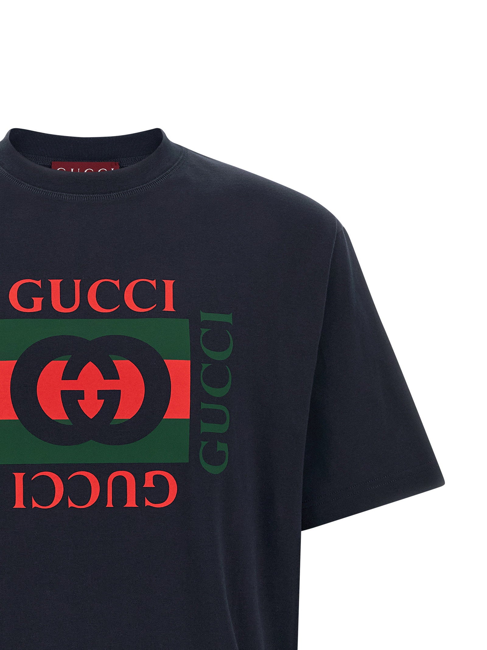 Gucci Gucci Logo Print T-shirt