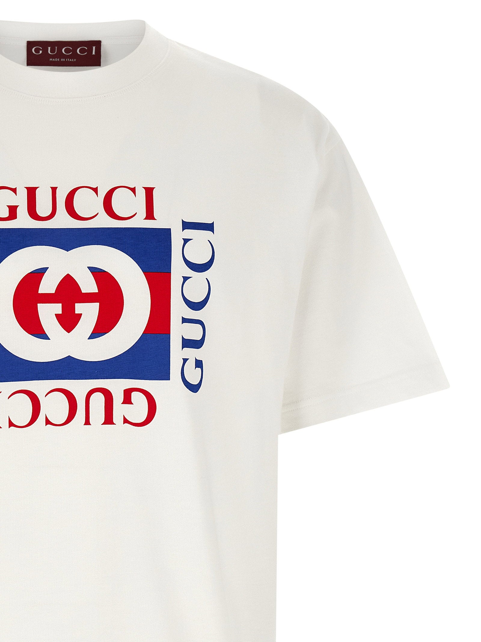 Gucci Gucci Logo Print T-shirt