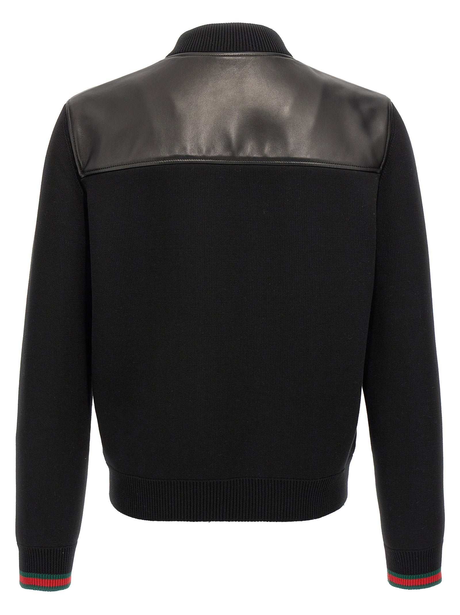 Gucci Gucci Bimaterial Bomber Jacket