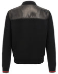 Gucci Gucci Bimaterial Bomber Jacket