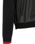 Gucci Gucci Bimaterial Bomber Jacket