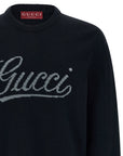 Gucci Gucci Logo Intarsia Sweater