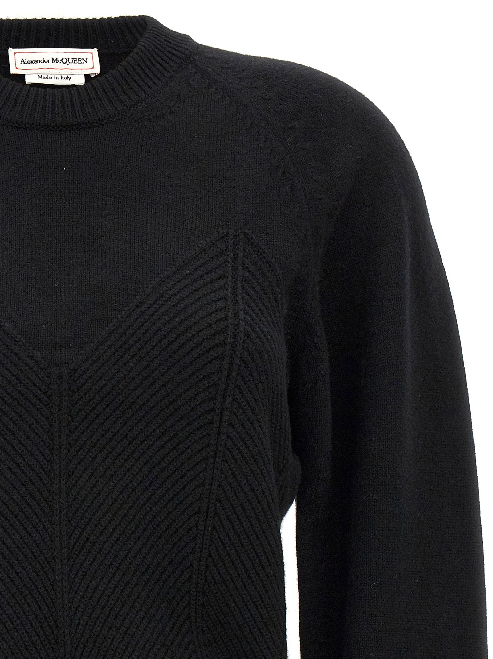 Alexander McQueen Alexander McQueen Chevron Corset Sweater