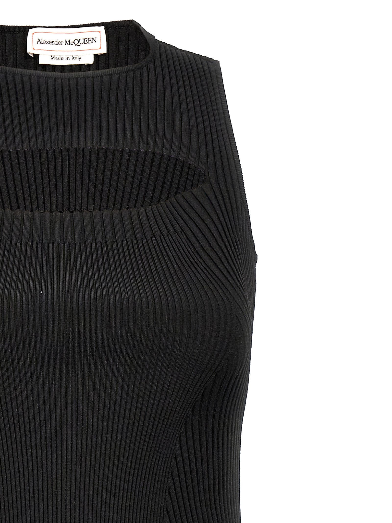 Alexander McQueen Alexander McQueen Ribbed Knit Dress