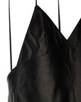 Saint Laurent Saint Laurent Leather Slip Dress