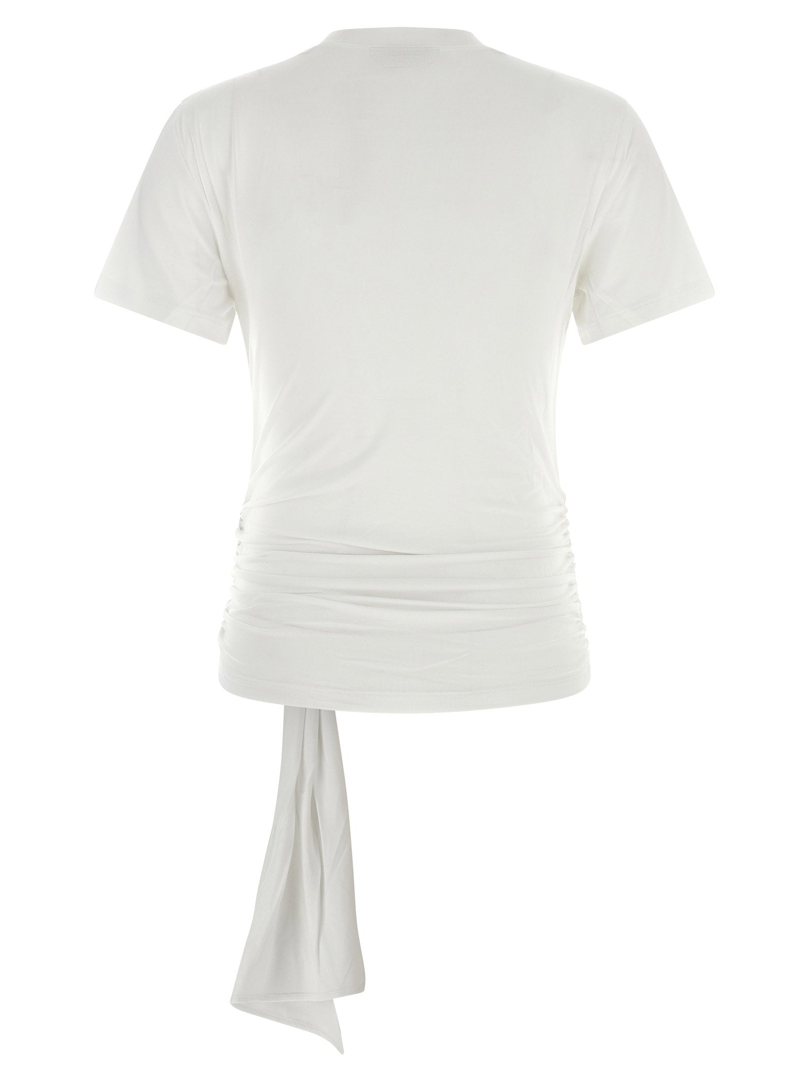 7 For All Mankind 7 For All Mankind Draped Detail T-shirt