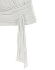 7 For All Mankind 7 For All Mankind Draped Detail T-shirt