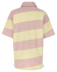 Burberry Burberry Logo Striped Polo Shirt