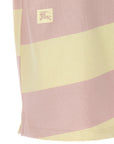 Burberry Burberry Logo Striped Polo Shirt
