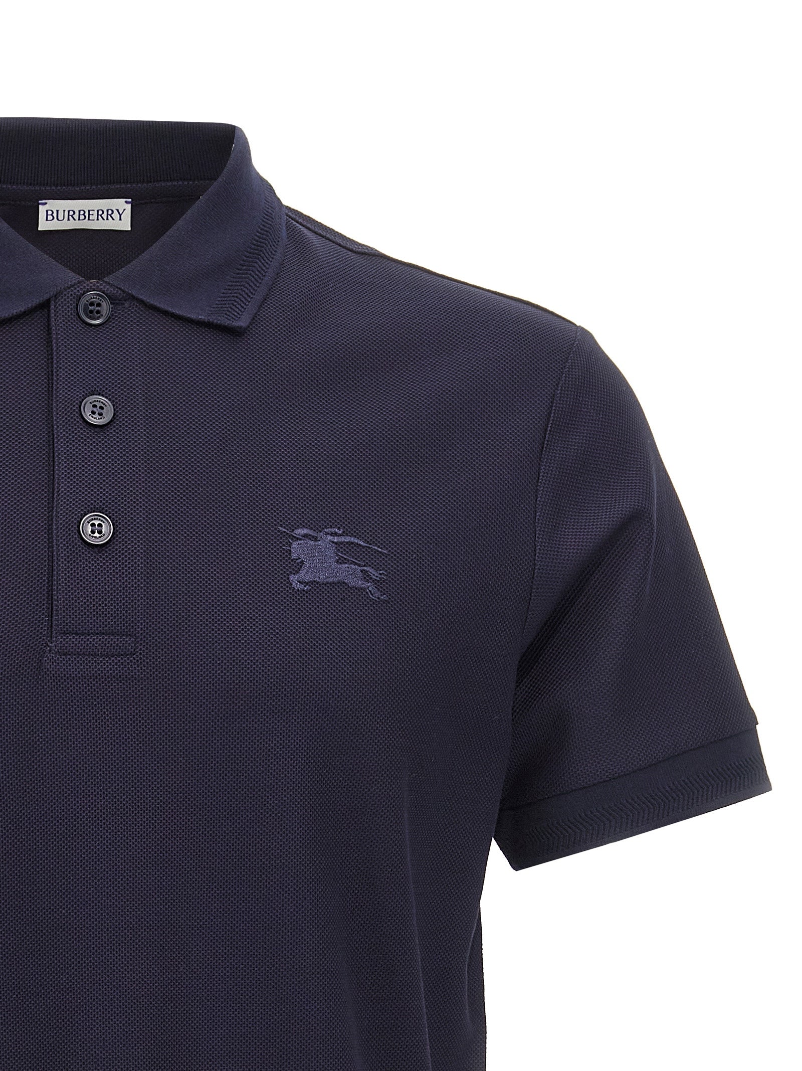 Burberry Burberry Logo Embroidery Polo Shirt