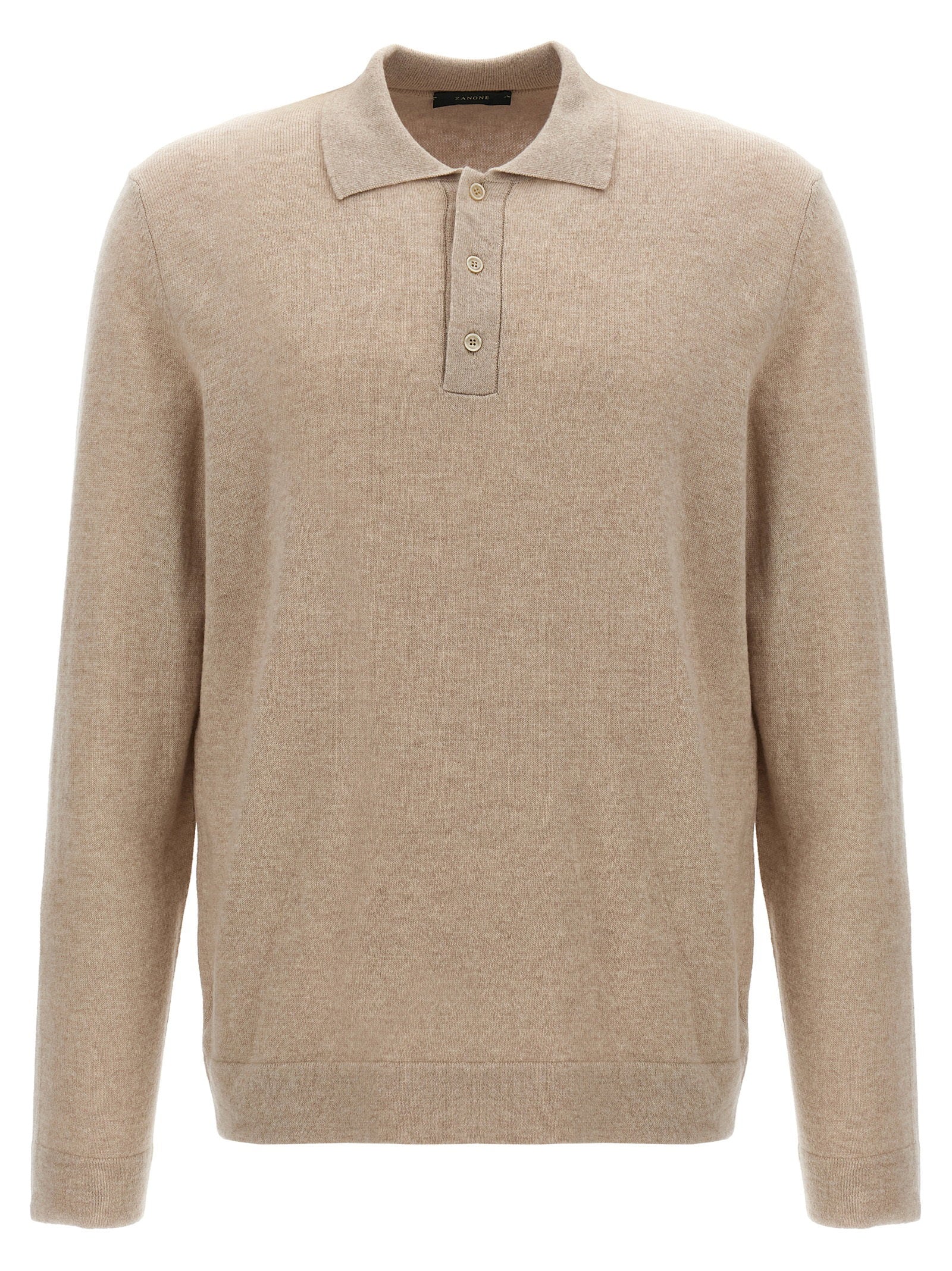 Zanone Zanone Cashmere Wool Polo Shirt