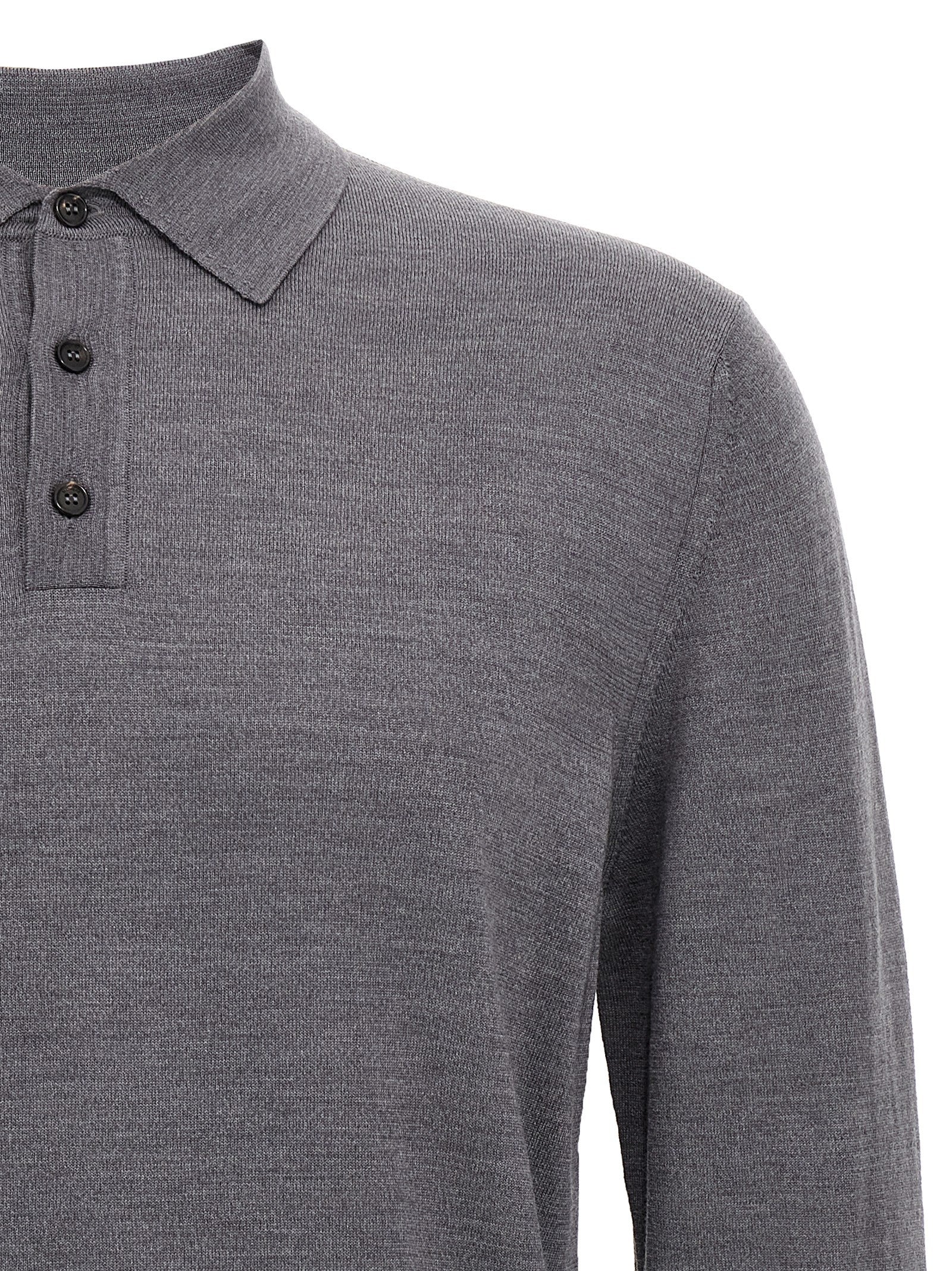 Zanone Zanone Virgin Wool Polo Shirt