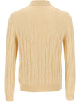 Zanone Zanone Braided Wool Polo Shirt