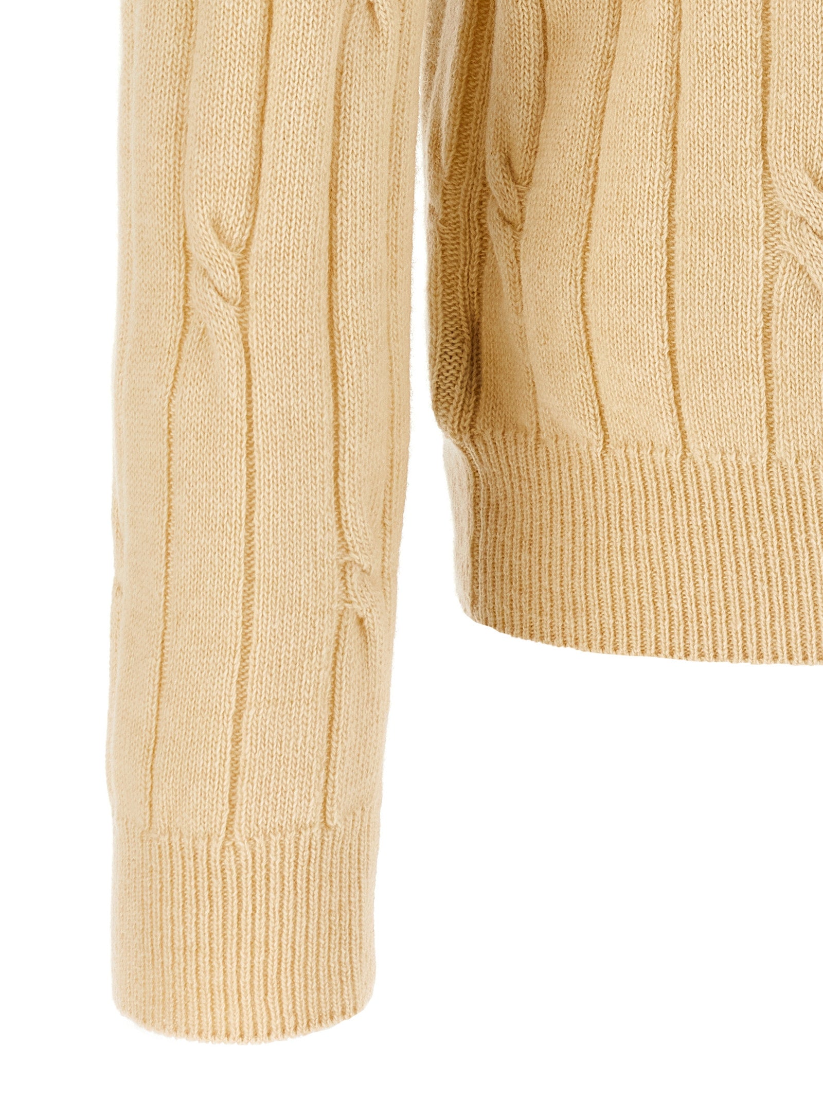 Zanone Zanone Braided Wool Polo Shirt