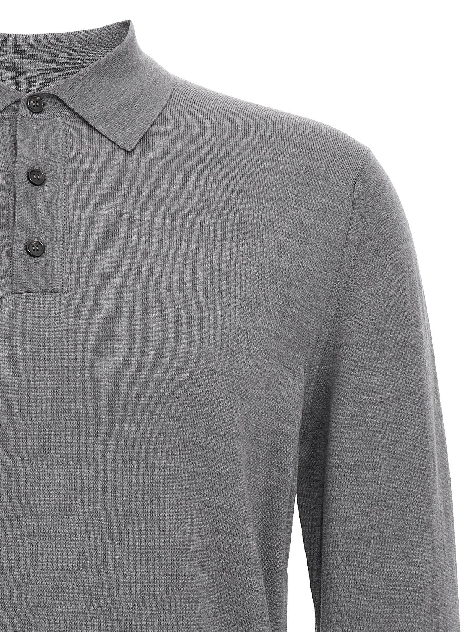 Zanone Zanone Virgin Wool Polo Shirt