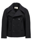 Saint Laurent Saint Laurent Oversized Caban Coat