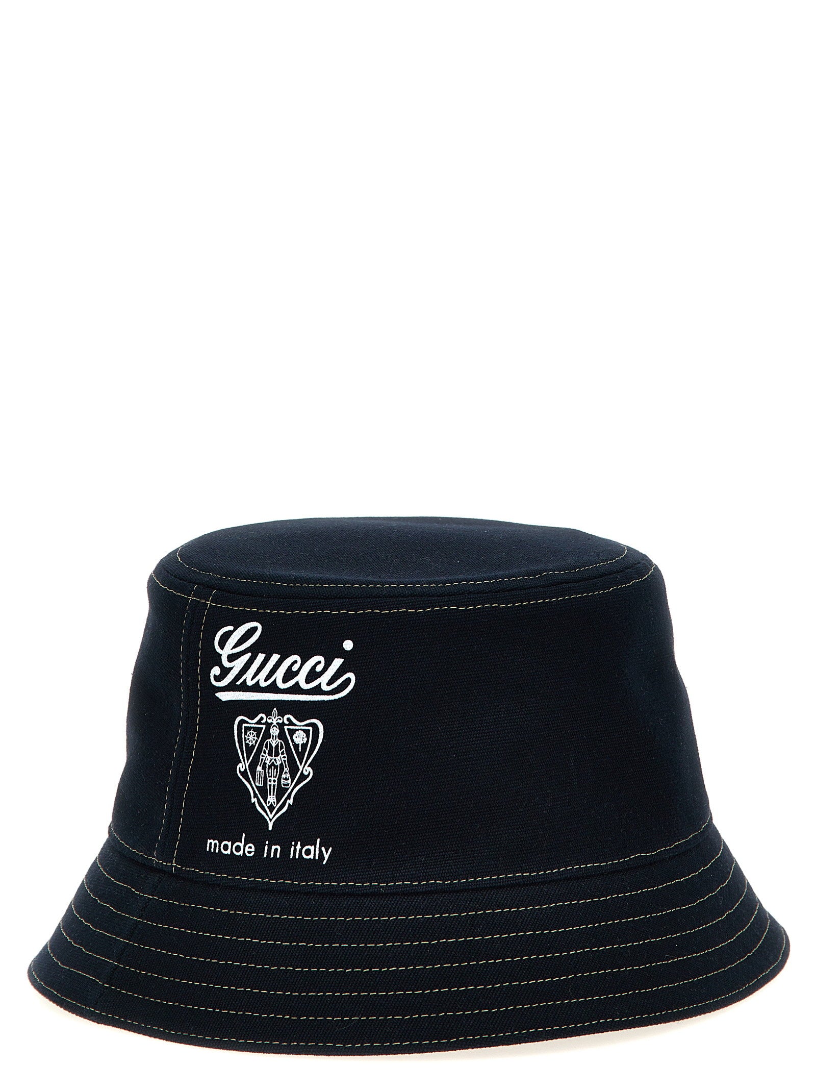 Gucci Gucci Coat Of Arms Bucket Hat