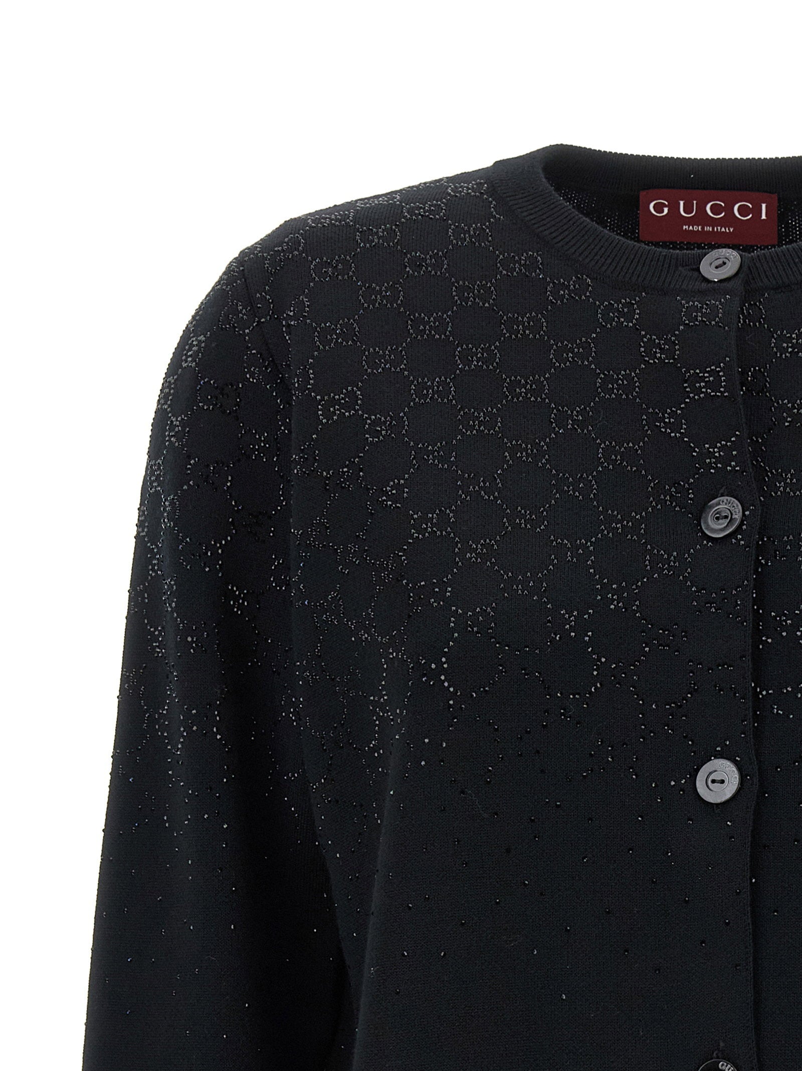 Gucci Gucci Gg Crystal Cardigan