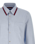 Gucci Gucci Web Collar Shirt