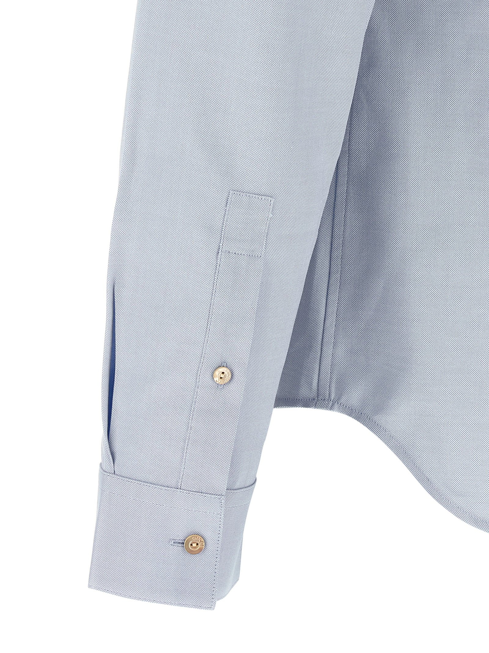 Gucci Gucci Web Collar Shirt