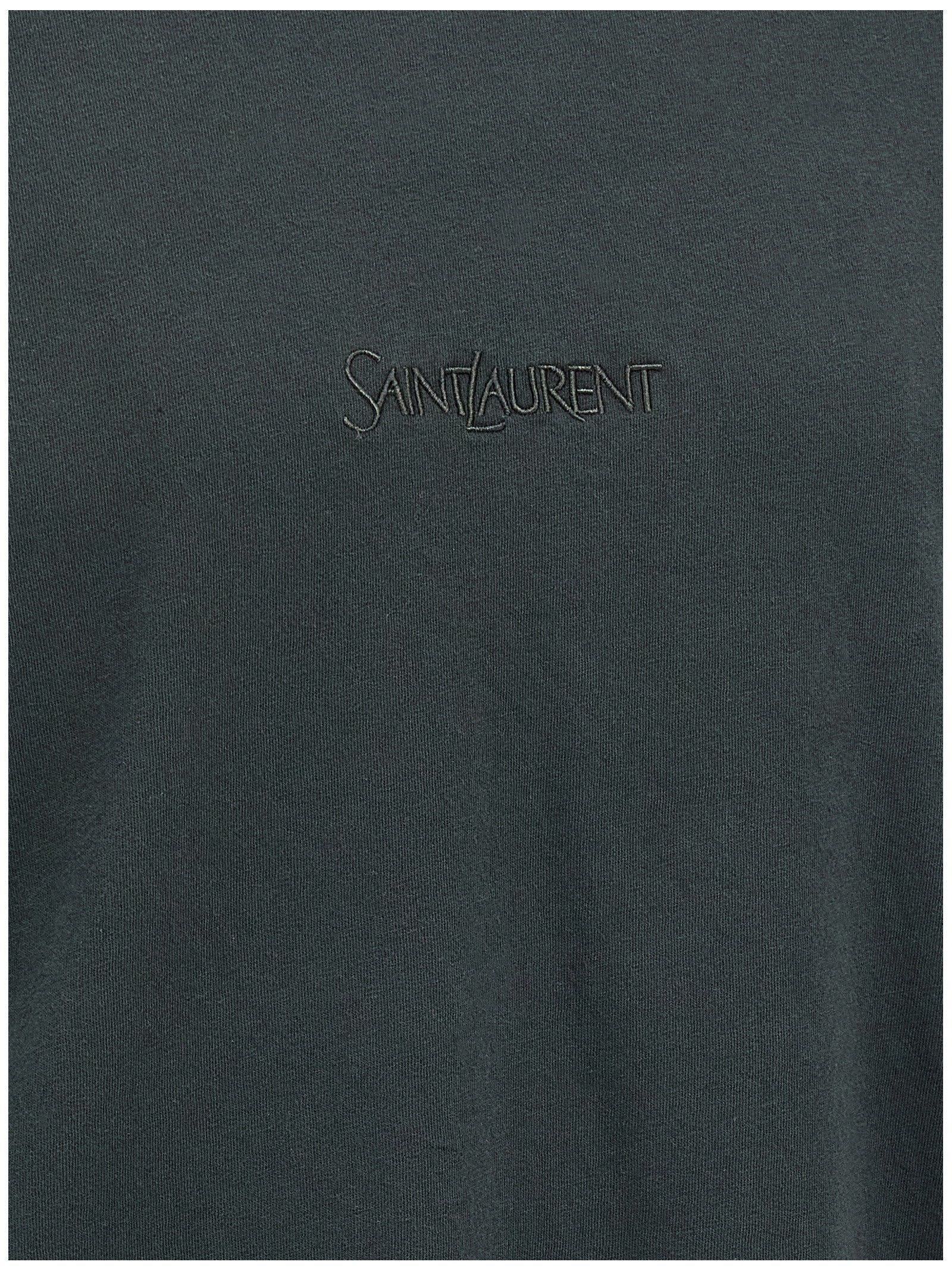 Saint Laurent Saint Laurent Logo Embroidery T-shirt
