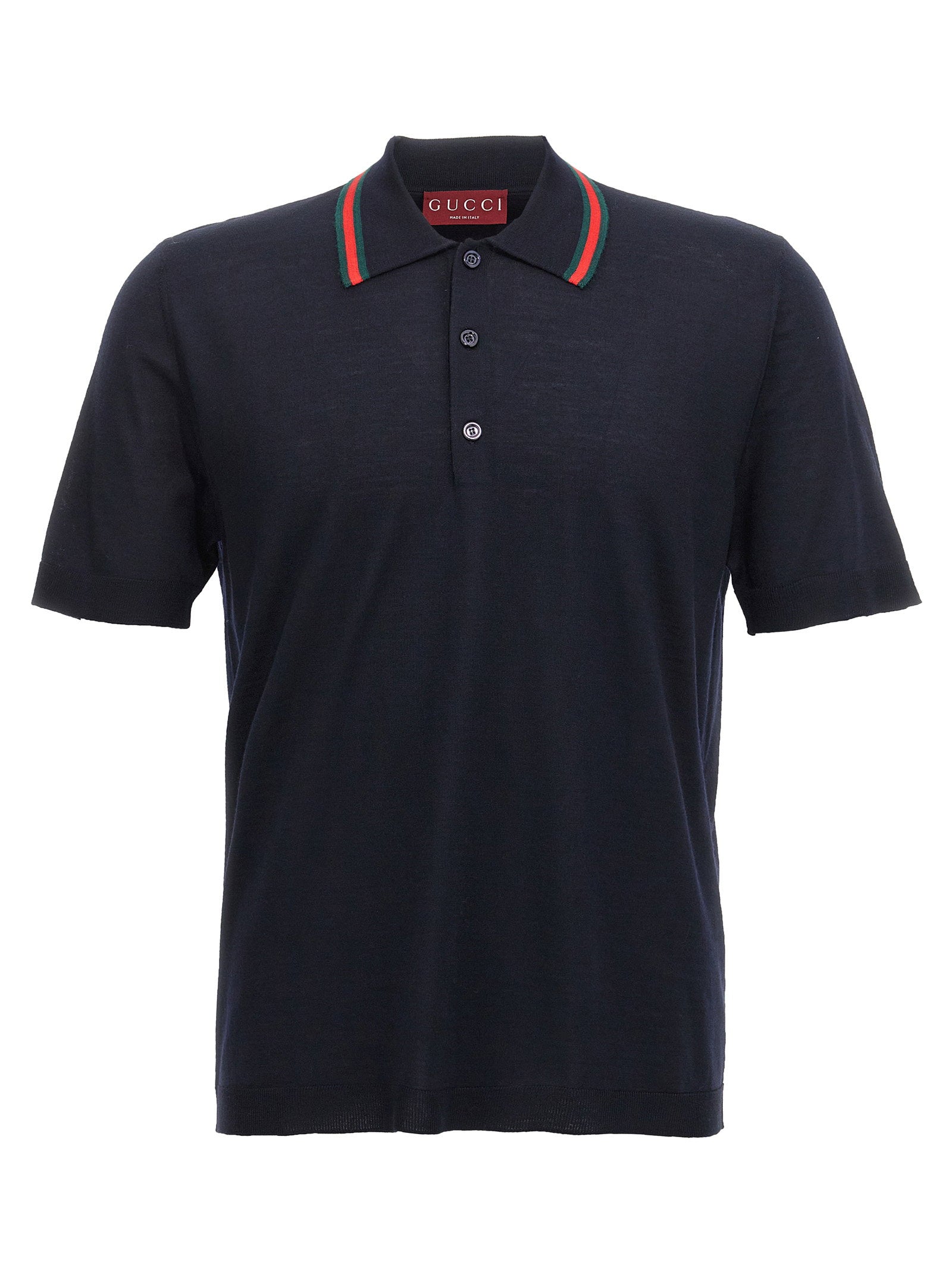 Gucci Gucci Web Ribbon Polo Shirt