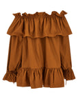 Saint Laurent Saint Laurent Flounces Mini Dress