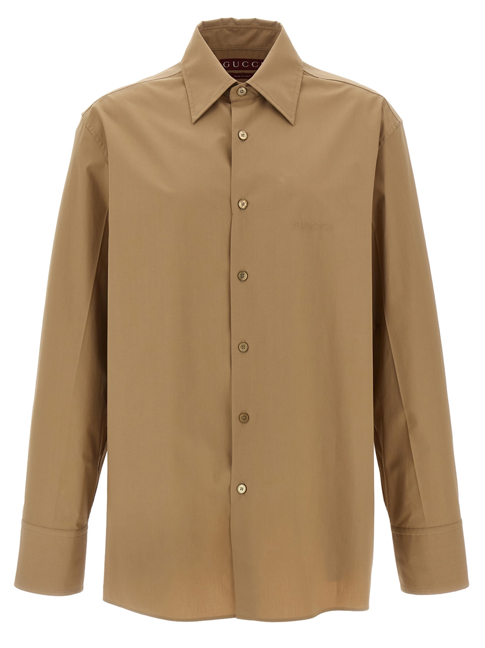 Gucci Gucci Embossed Logo Shirt