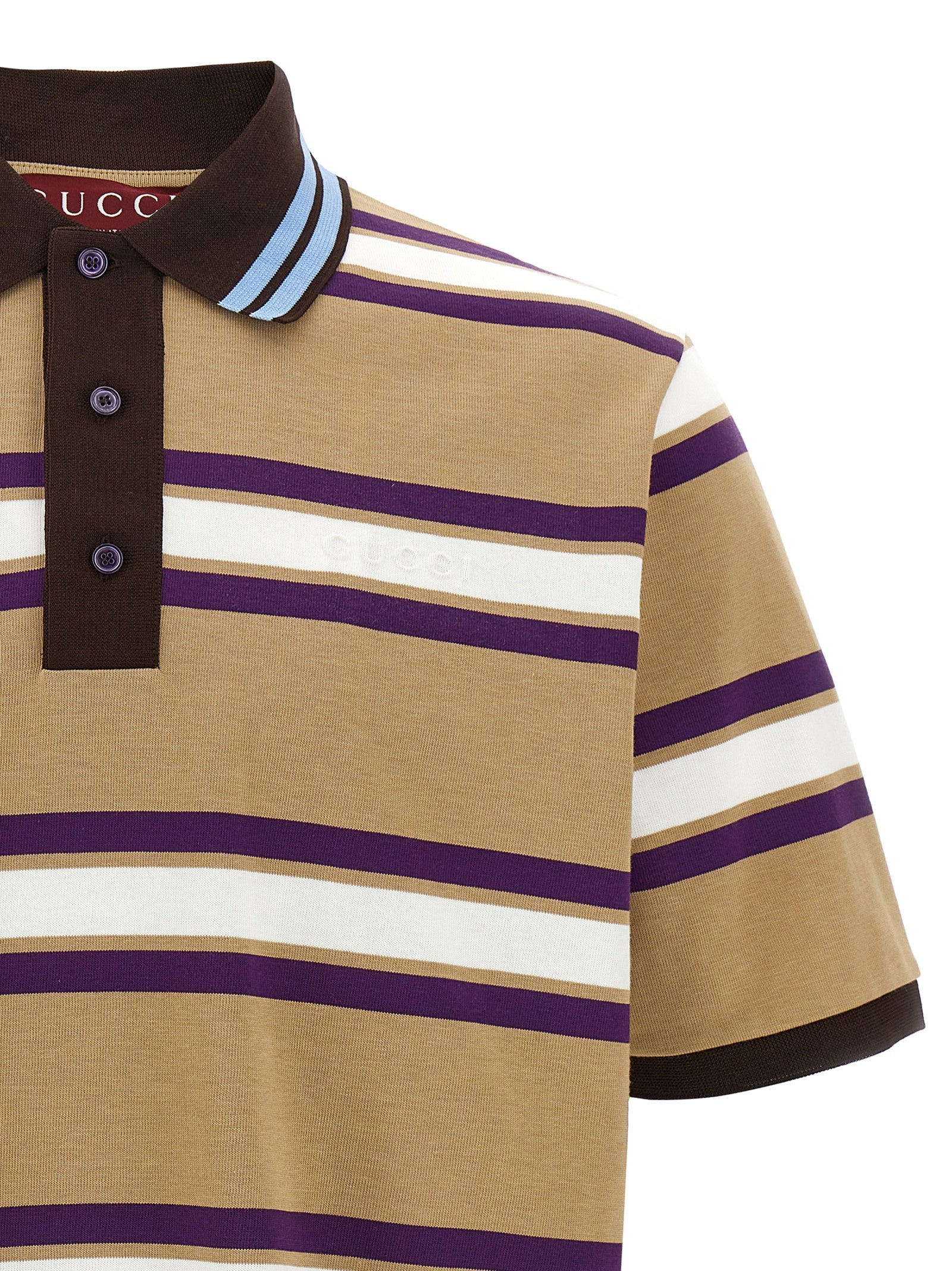 Gucci Gucci Embossed Logo Polo Shirt