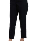 Dolce & Gabbana Chic Black Cotton Trousers