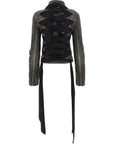 Balenciaga Balenciaga Lace Up Denim Jacket