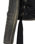 Balenciaga Balenciaga Lace Up Denim Jacket