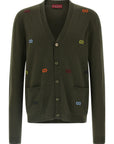 Gucci Gucci Gg Intarsia Cardigan