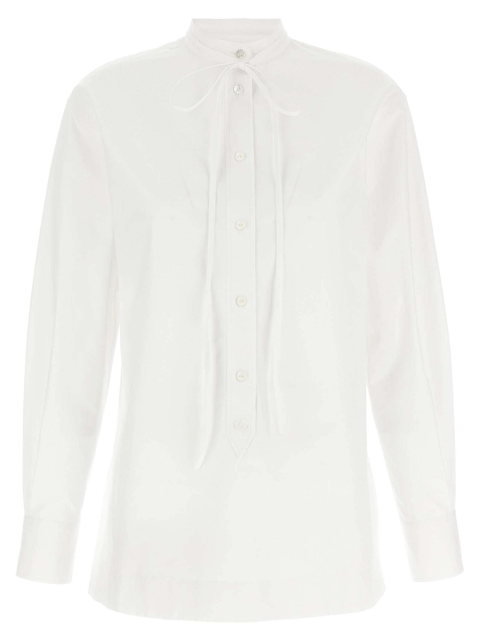 Gucci Gucci Double G Embroidery Shirt