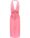 Gucci Gucci Satin And Lace Dress