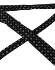 Dolce & Gabbana Elegant Black Floral Silk Necktie