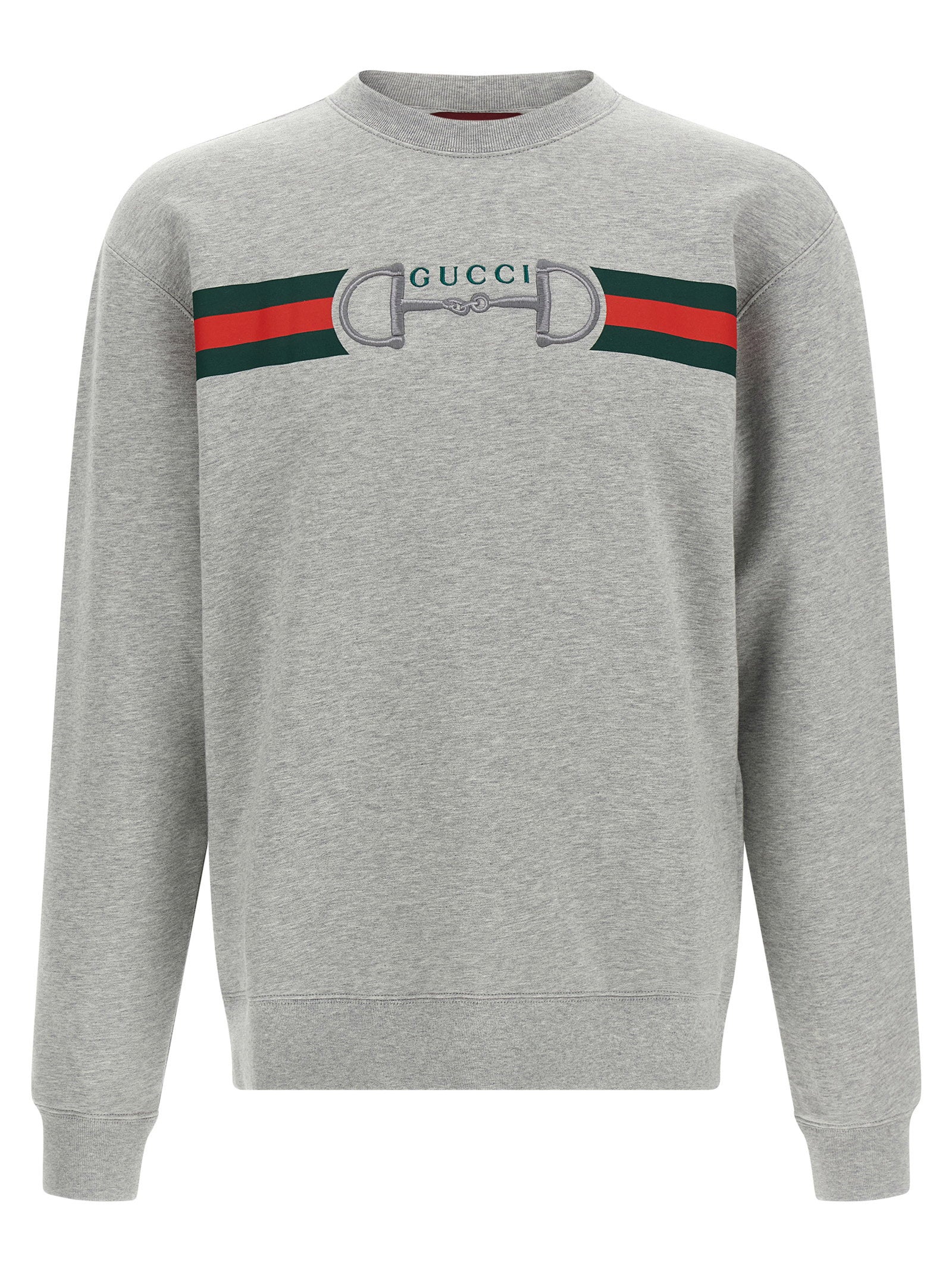 Gucci Gucci Web Ribbon And Horsebit Sweatshirt