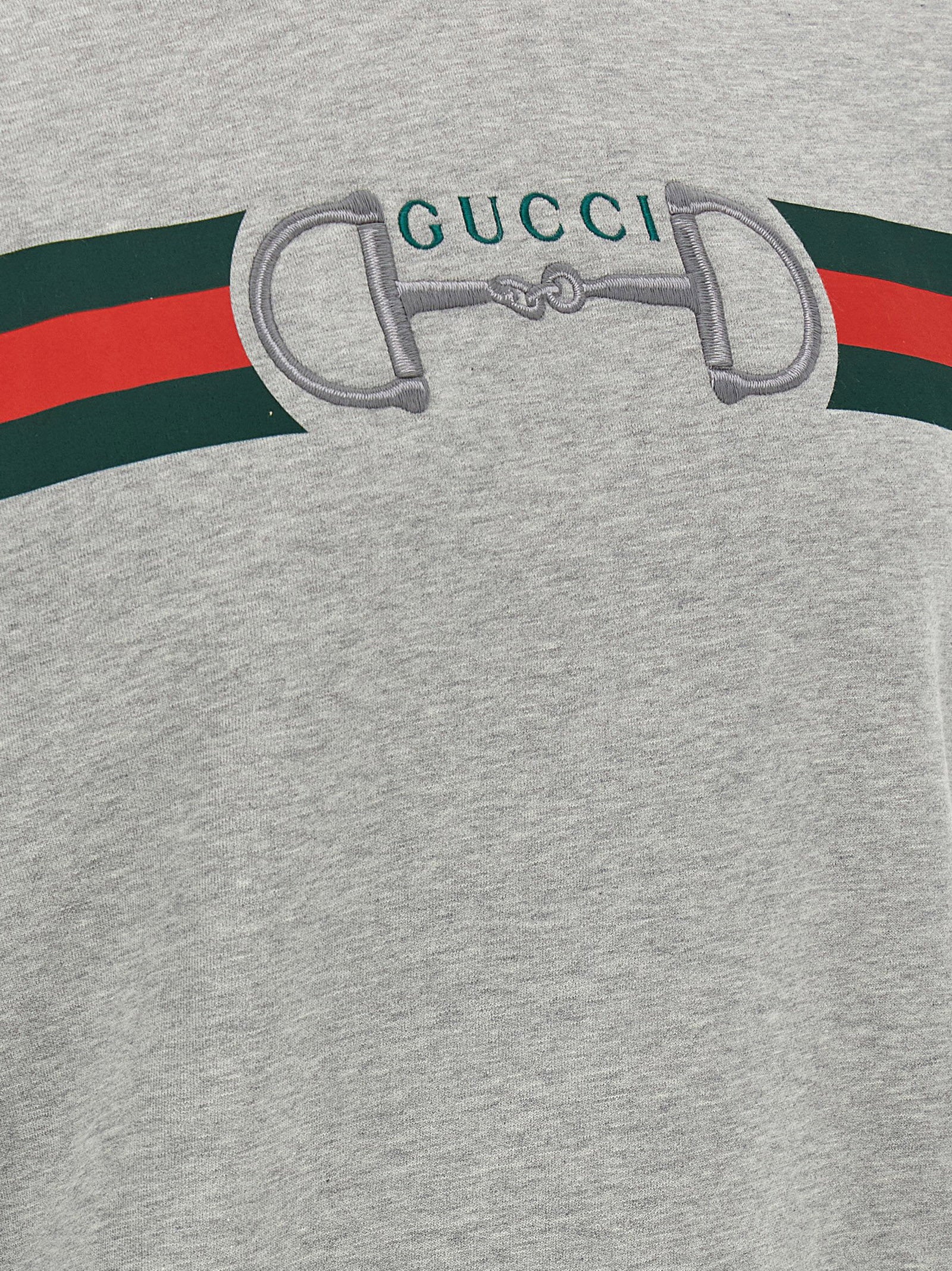 Gucci Gucci Web Ribbon And Horsebit Sweatshirt