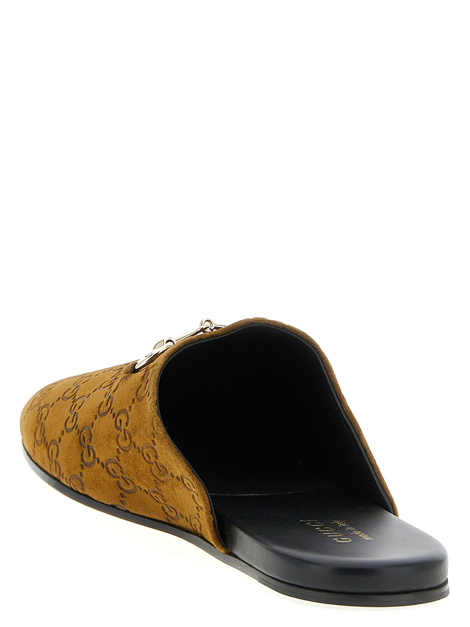 Gucci Gucci Sabot Suede Horsebit