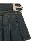 Balenciaga Balenciaga Buckle Pleated Skirt