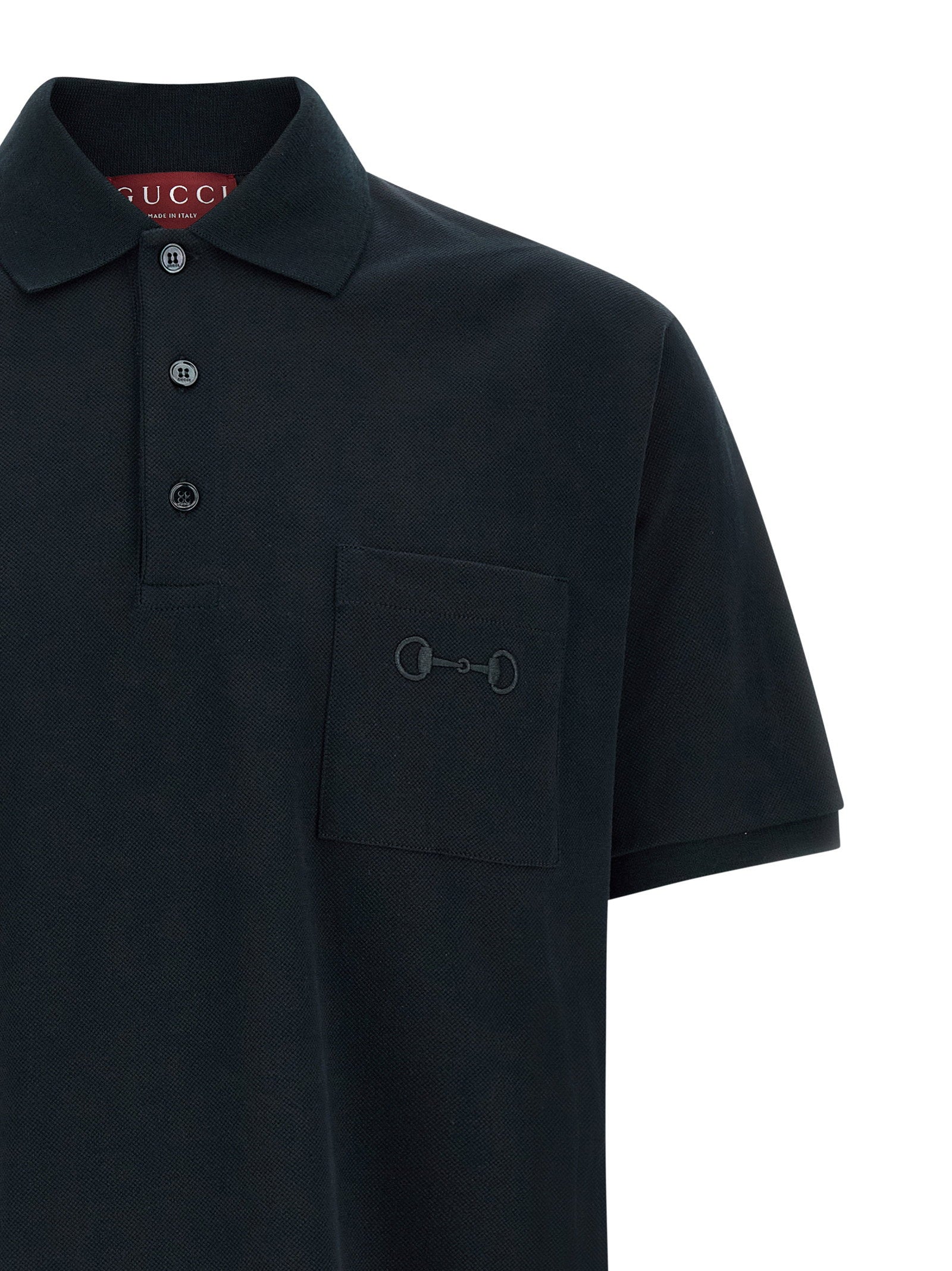 Gucci Gucci Morsetto Embroidery Polo Shirt