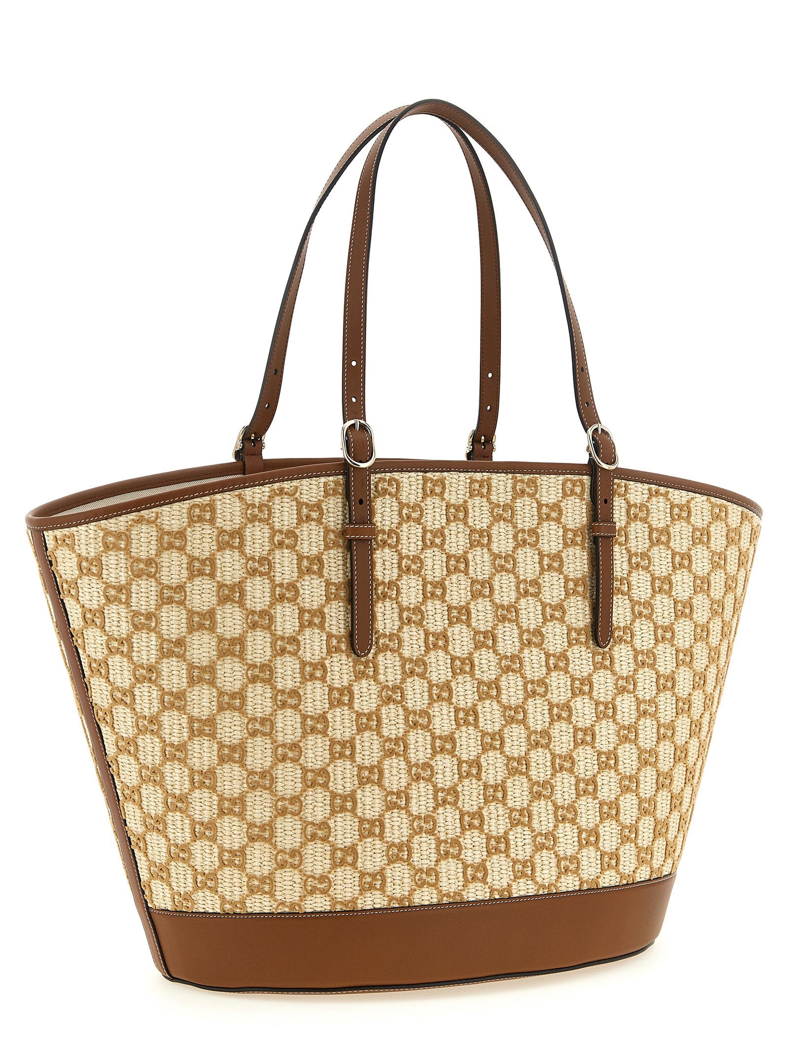 Gucci Gucci Large Woven Shopping Bag