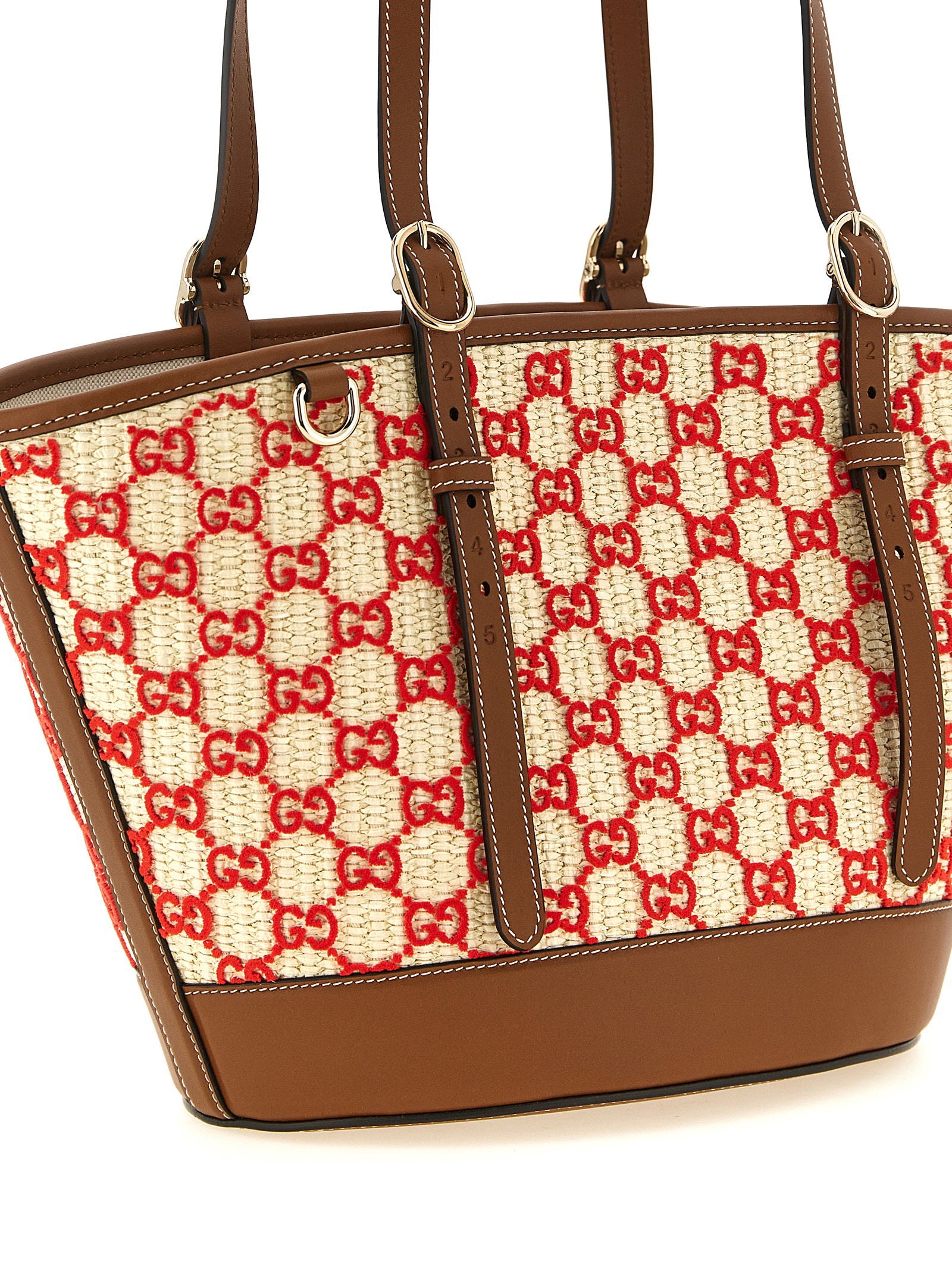 Gucci Gucci Small Woven Shopping Bag
