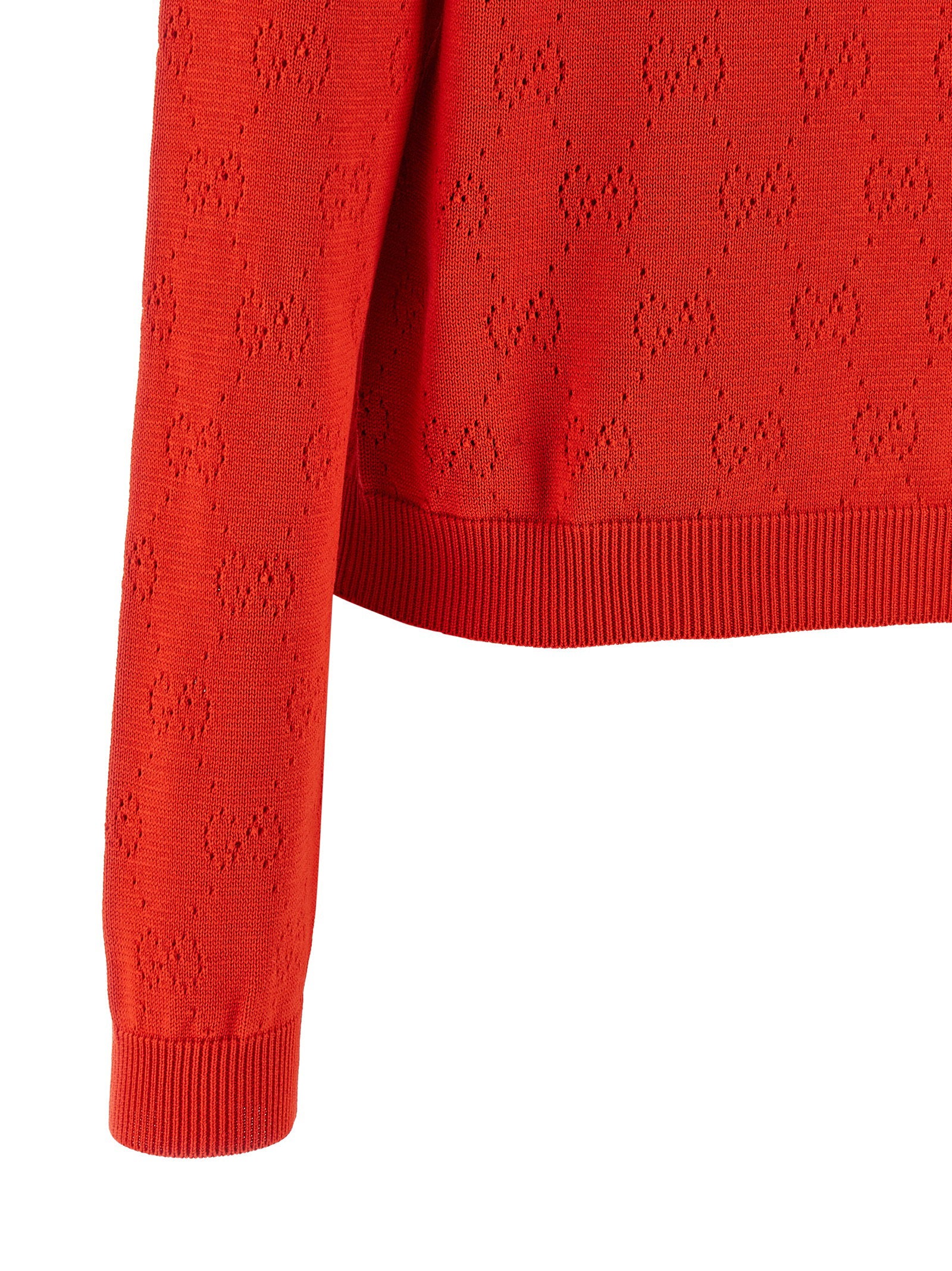 Gucci Gucci Openwork Gg Cardigan