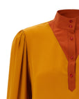 Saint Laurent Saint Laurent Color-block Blouse