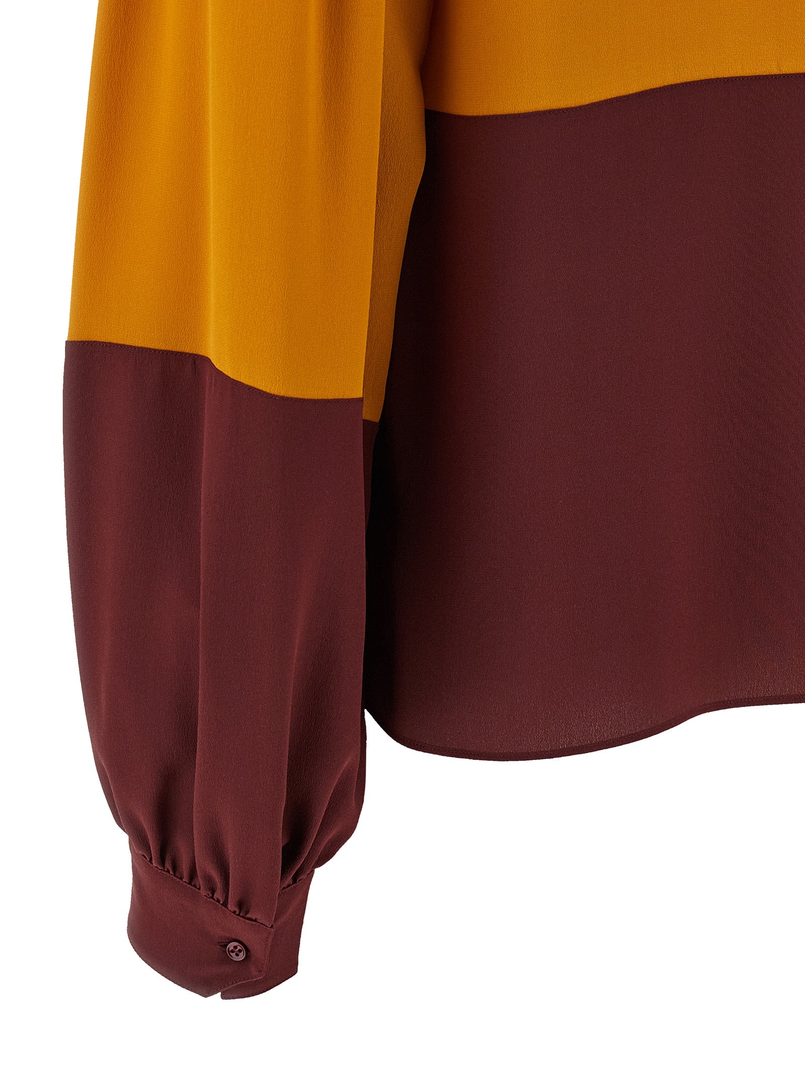 Saint Laurent Saint Laurent Color-block Blouse