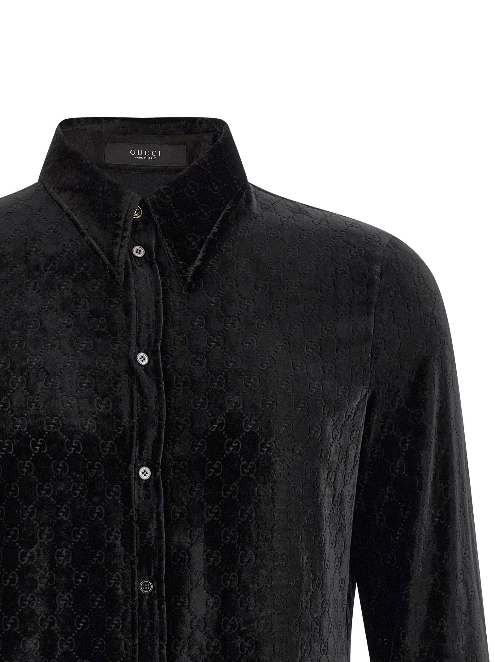 Gucci Gucci Gg Velvet Shirt