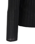 Saint Laurent Saint Laurent Pointelle Wool Polo Shirt
