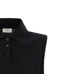 Saint Laurent Saint Laurent Cassandre Embroidered Polo Shirt