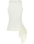 Alexander McQueen Alexander McQueen Silk Ruffle Tank Top